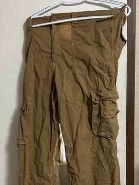 American Eagle Outfitters Tan/Brown Boot-Cut Cargo Pants